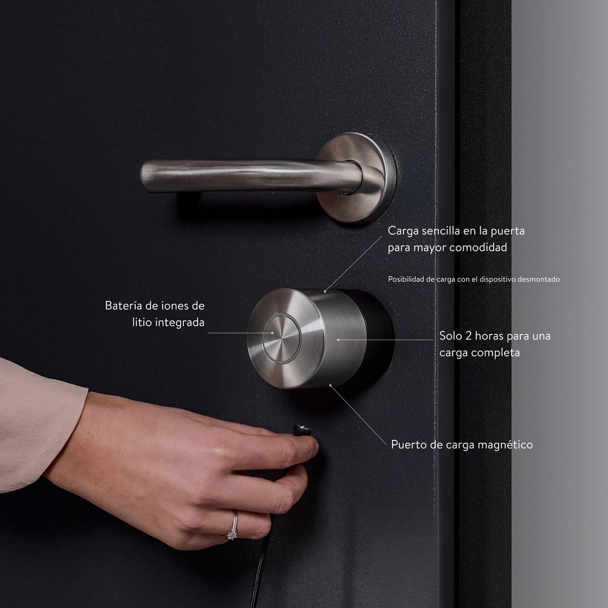 Fechadura Inteligente Nuki Smart Lock Pro - Branco e Aço Inoxidável Branco / Aço inoxidável-7