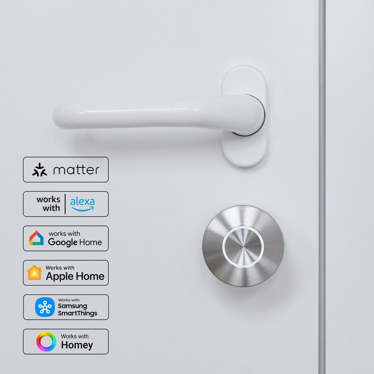 Fechadura Inteligente Nuki Smart Lock Pro - Branco e Aço Inoxidável Branco / Aço inoxidável-8