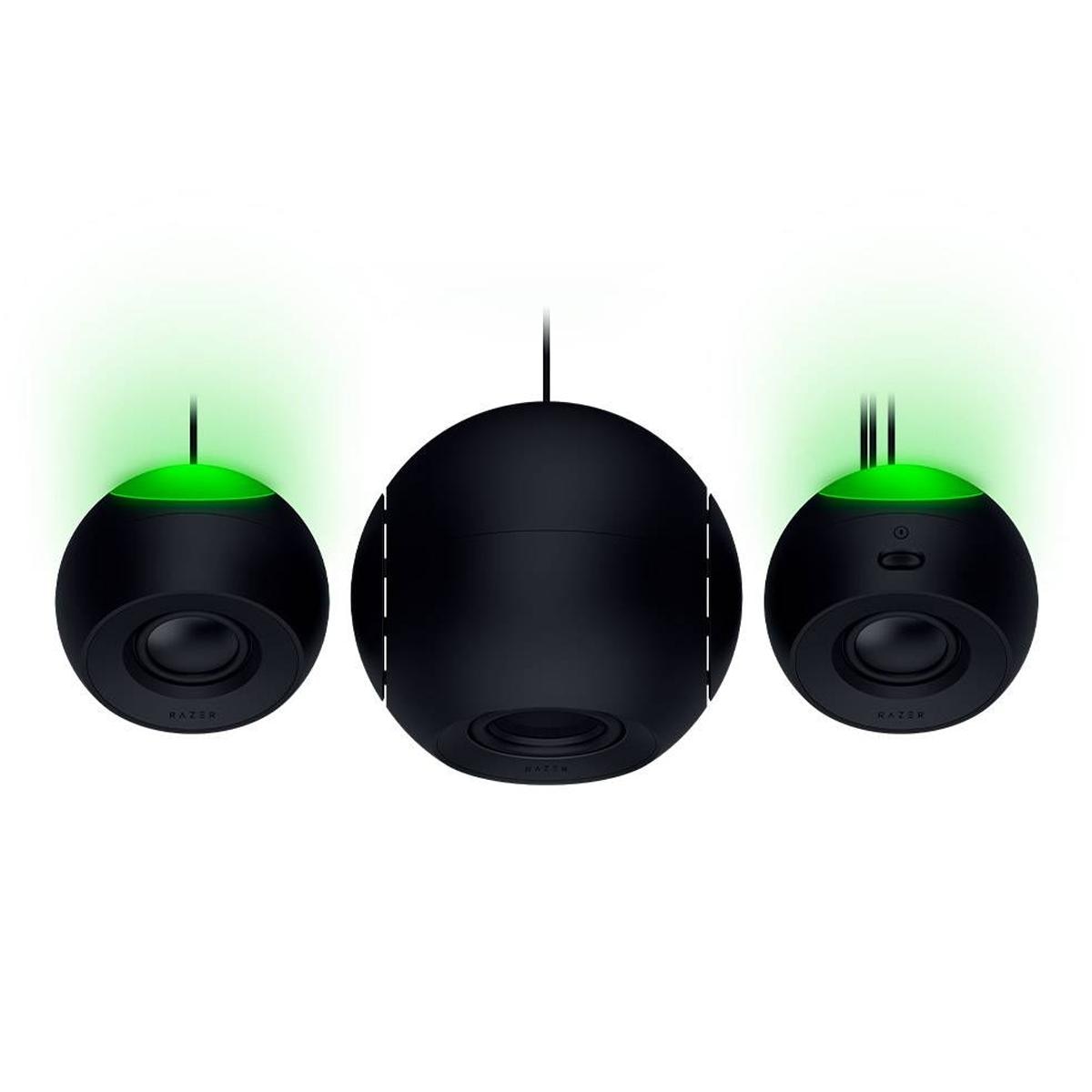Colunas Razer Mako RGB Desktop Compact Design com Subwoofer 2.1 60W Peak, 45W RMS - Preto Preto-3