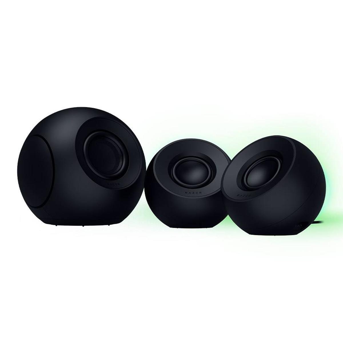 Colunas Razer Mako RGB Desktop Compact Design com Subwoofer 2.1 60W Peak, 45W RMS - Preto Preto-5