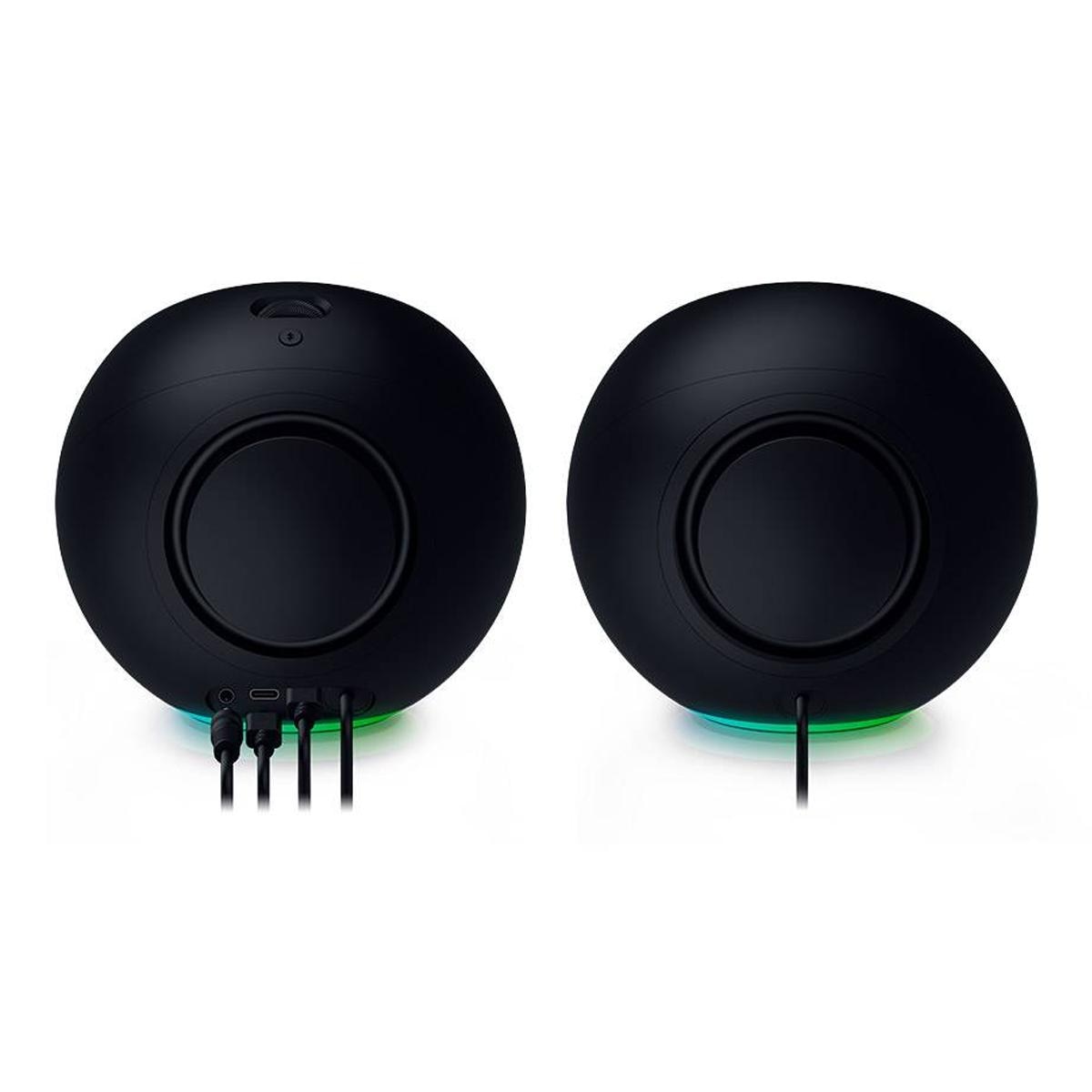 Colunas Razer Mako X RGB Desktop Compact Design 2.0 45W Peak / 30W RMS - Preto Preto-4
