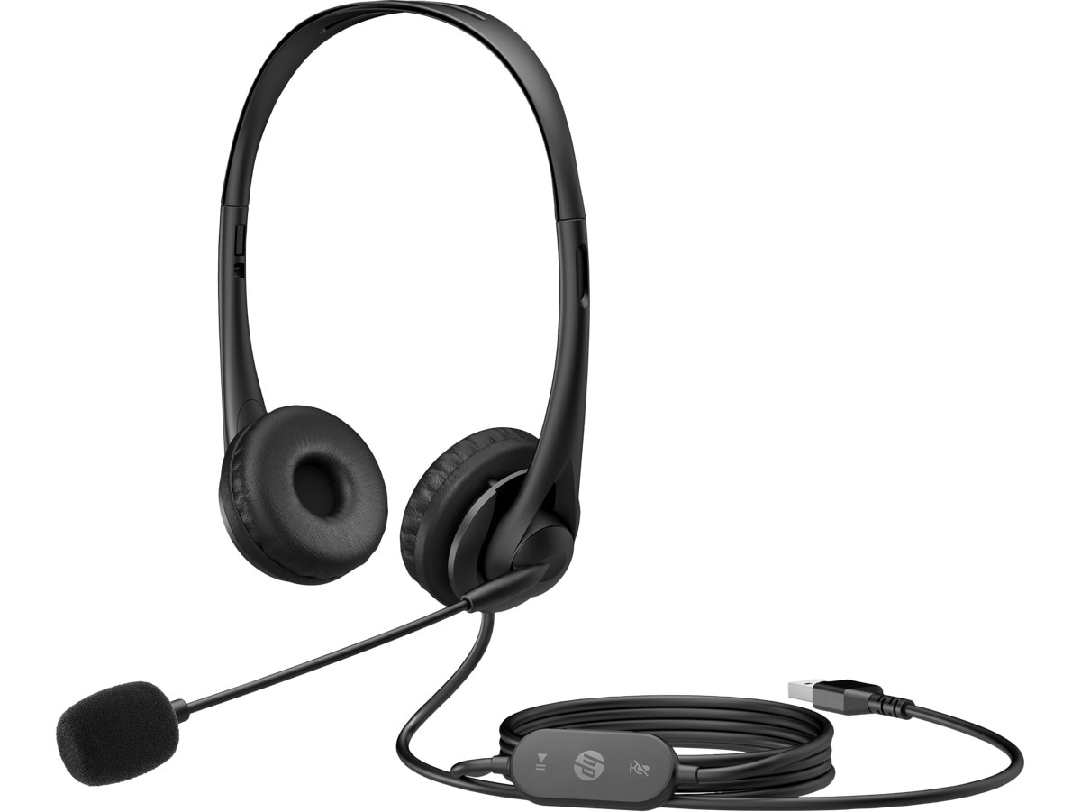 Auscultadores Estéreo USB HP G2 3