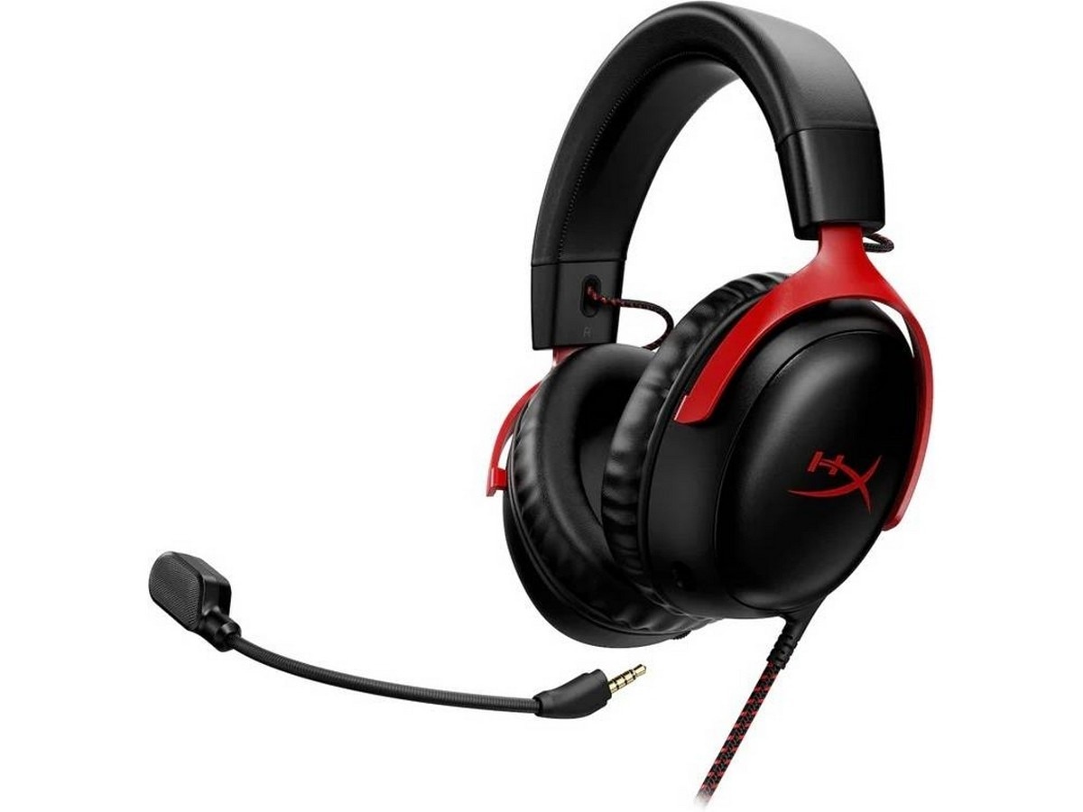 Auscultadores Gaming HyperX Cloud III - Preto / Vermelho Preto / Vermelho-2