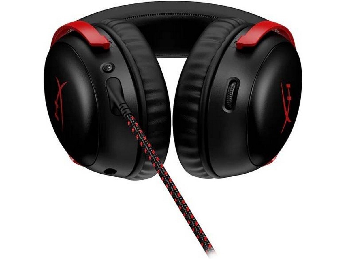 Auscultadores Gaming HyperX Cloud III - Preto / Vermelho Preto / Vermelho-4