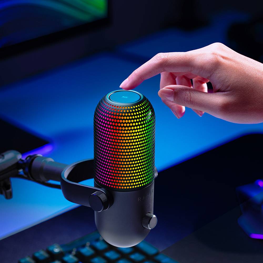 Microfone Razer Seiren V3 Chroma - Preto Preto-6