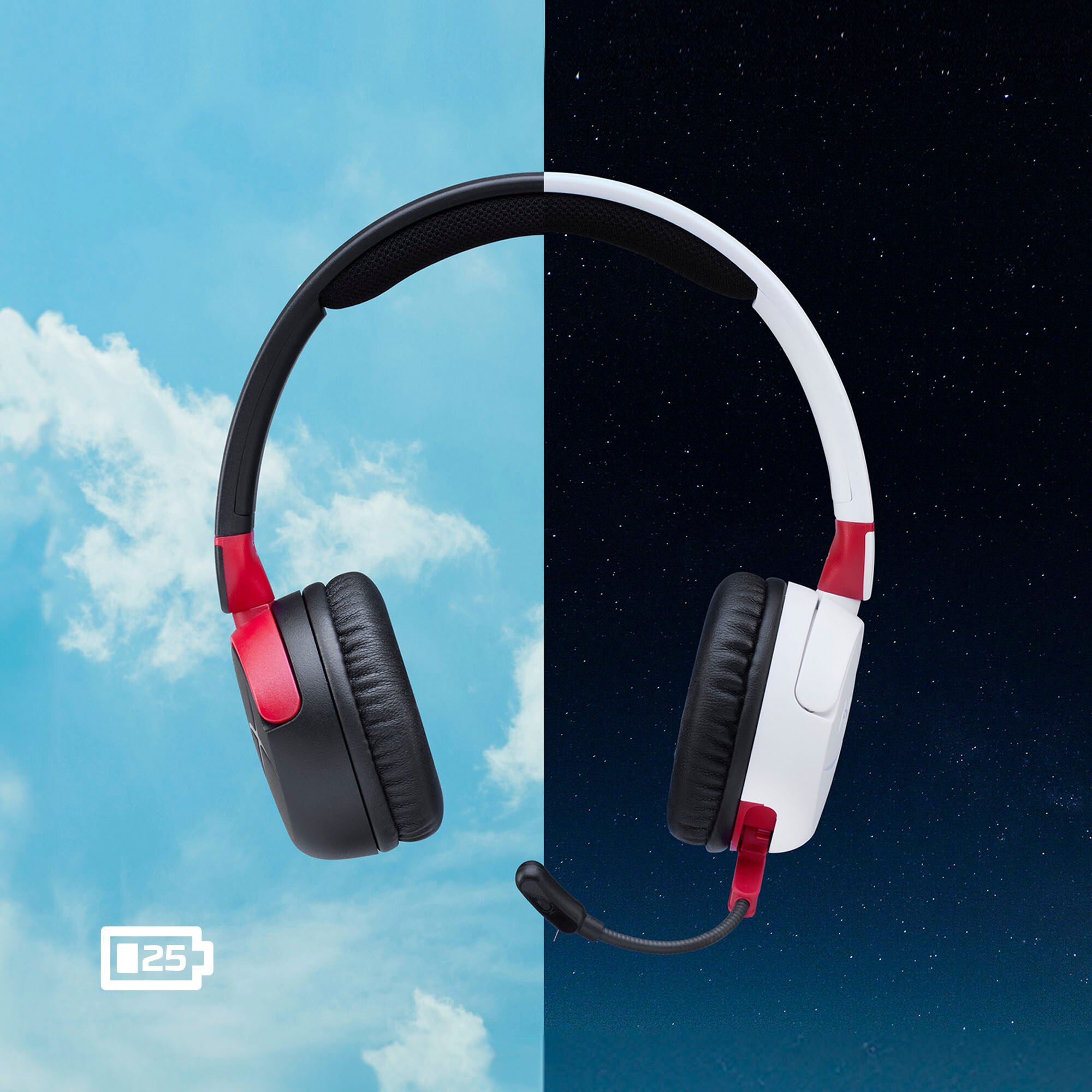 Auscultadores Headset HyperX Cloud Mini Wireless Gaming - Preto e Vermelho Preto / Vermelho-4