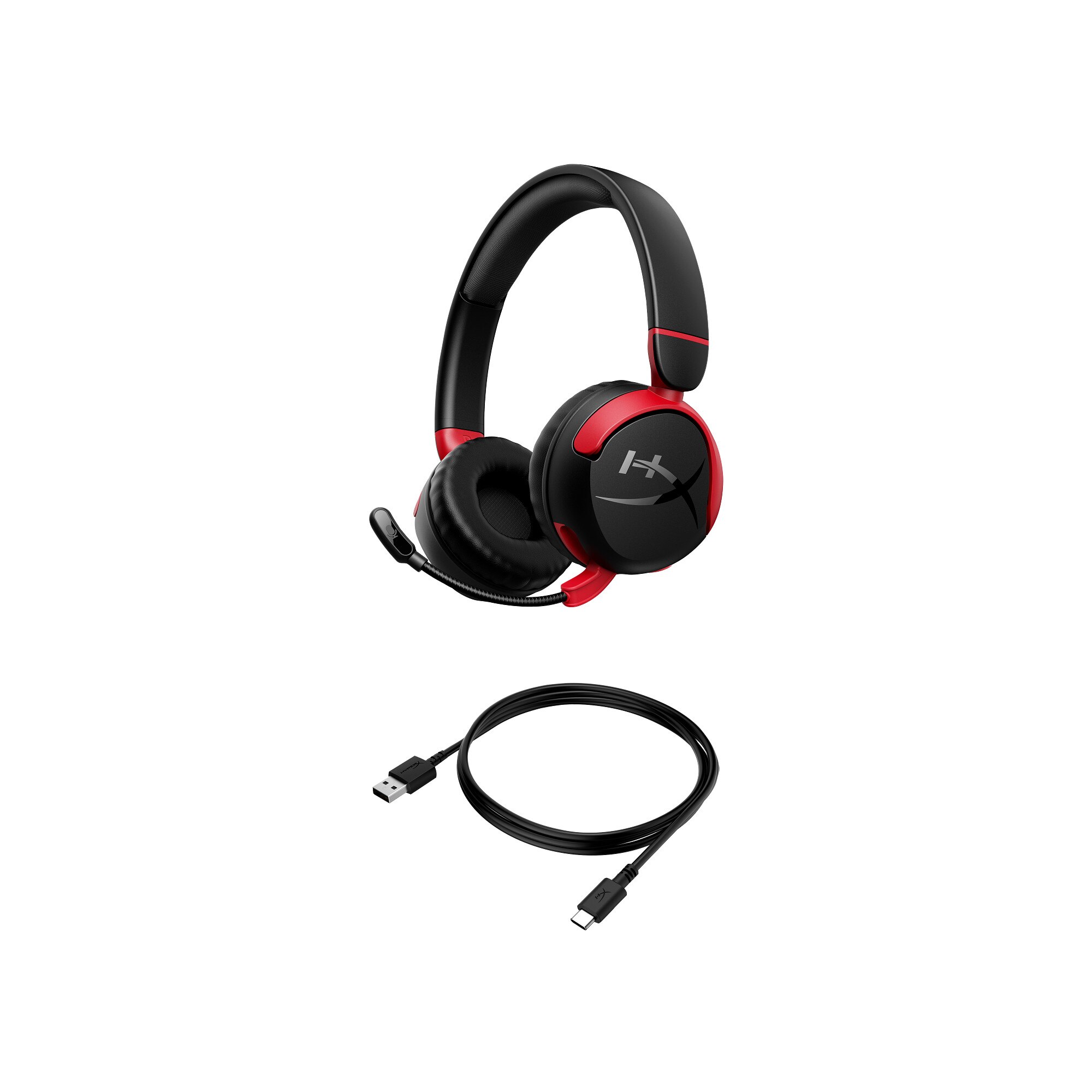 Auscultadores Headset HyperX Cloud Mini Wireless Gaming - Preto e Vermelho Preto / Vermelho-7