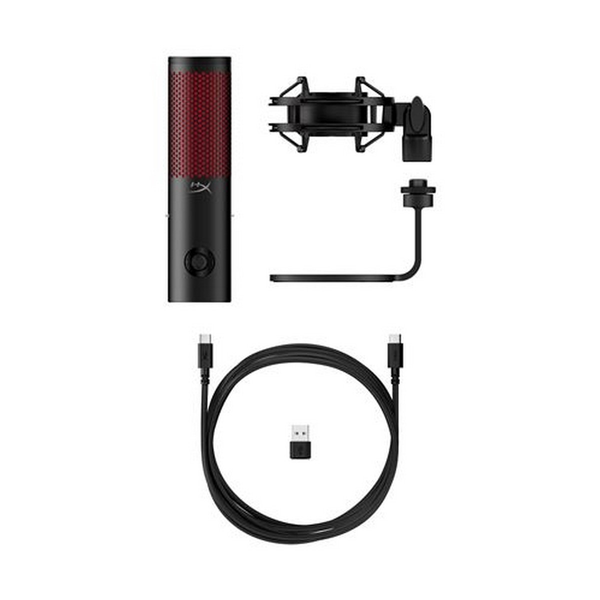 Microfone HyperX QuadCast 2 BK - Preto Preto-6