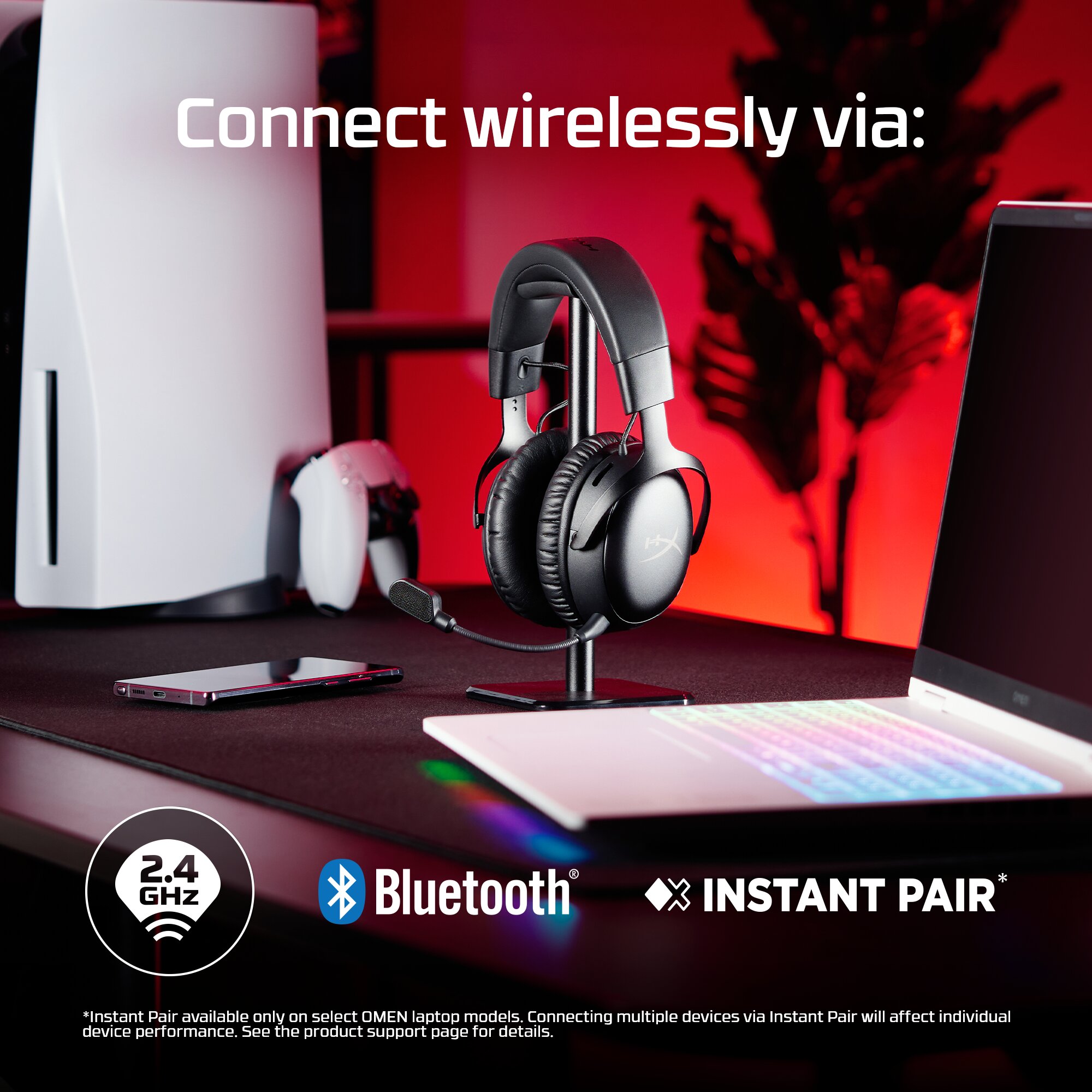 Auscultadores Sem Fios HyperX Cloud III S Wireless Preto / Vermelho-5