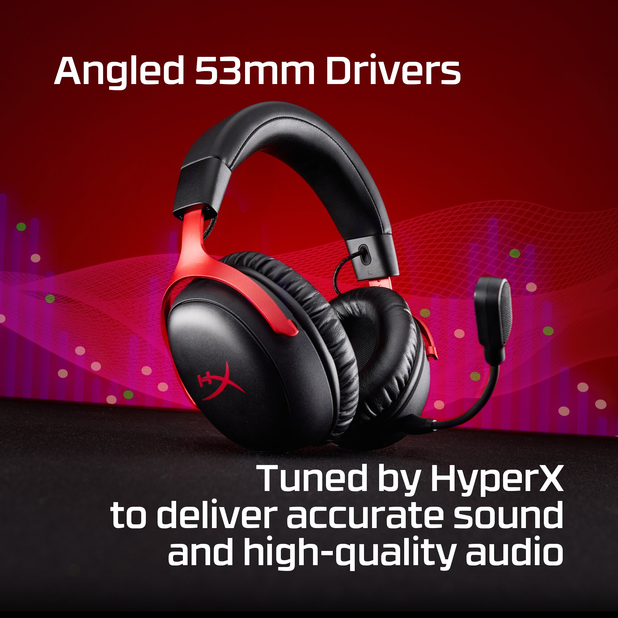 Auscultadores Sem Fios HyperX Cloud III S Wireless Preto / Vermelho-6