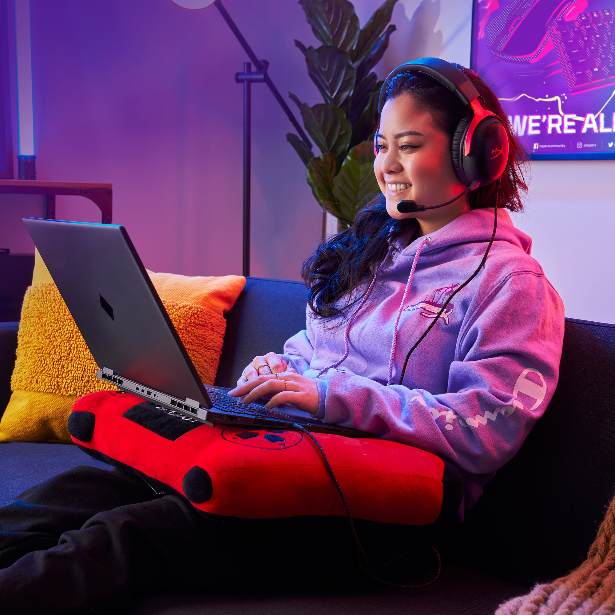 Auscultadores Sem Fios HyperX Cloud III S Wireless Preto / Vermelho-13