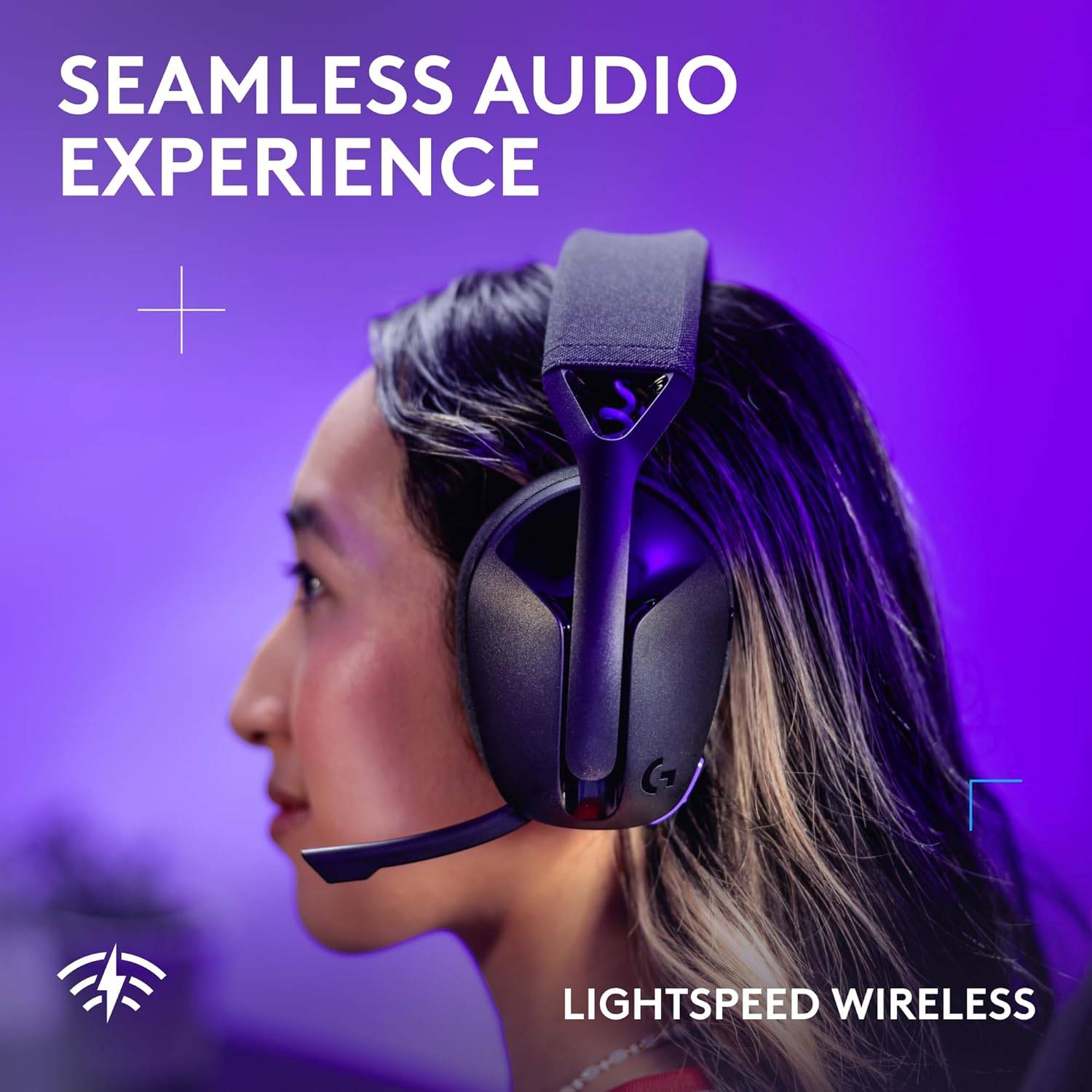 Auscultadores Headset Logitech G321 Lightspeed Wireless Gaming para PC, PS4, PS5, Nintendo Switch e Mobile – Preto Preto-4