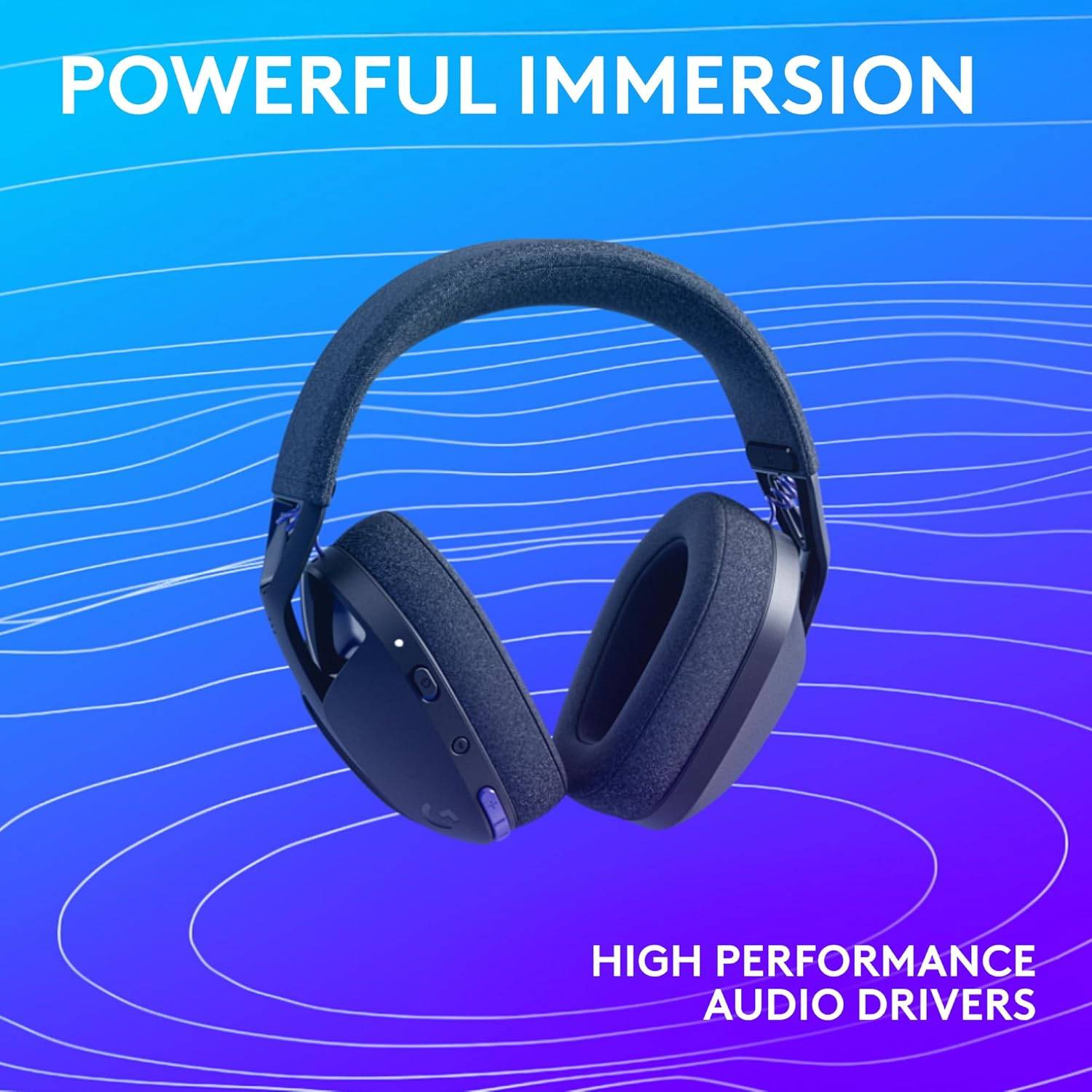Auscultadores Headset Logitech G321 Lightspeed Wireless Gaming para PC, PS4, PS5, Nintendo Switch e Mobile – Preto Preto-6