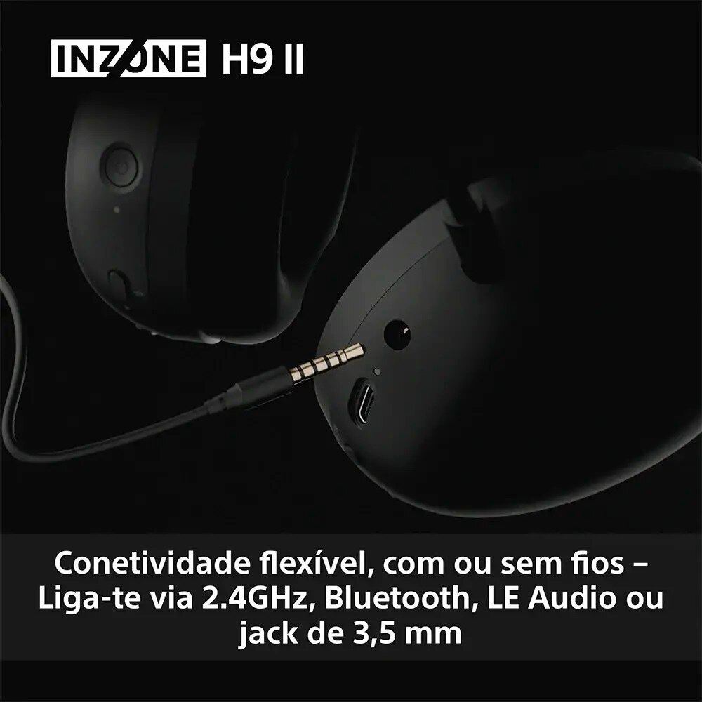 Auscultadores de Gaming Sony INZONE H9 II WH-G910NB com Cancelamento de Ruído - Preto Preto-8