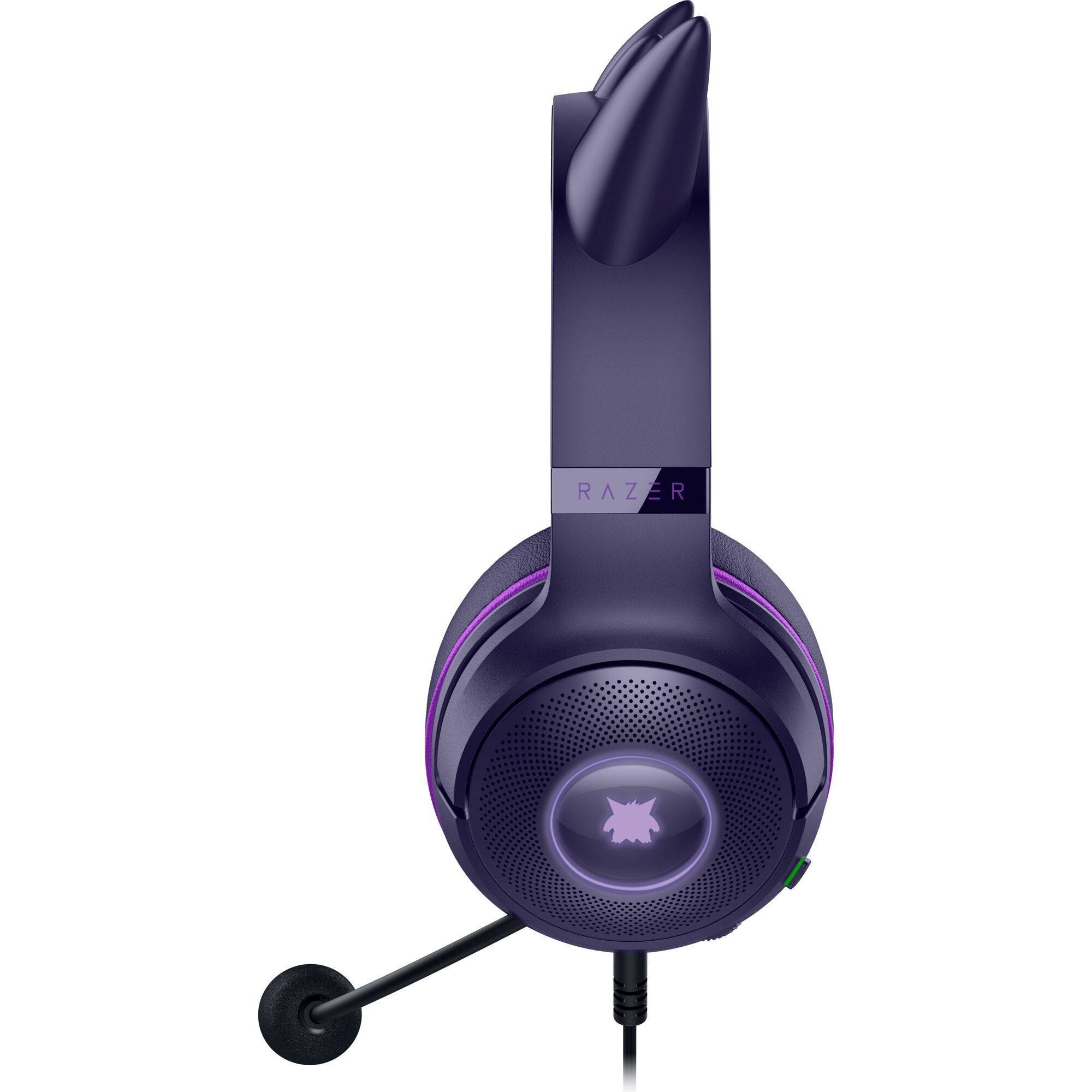 Auscultadores Gaming Razer Kraken Kitty V2 - Pokémon Gengar Edition Roxo-3