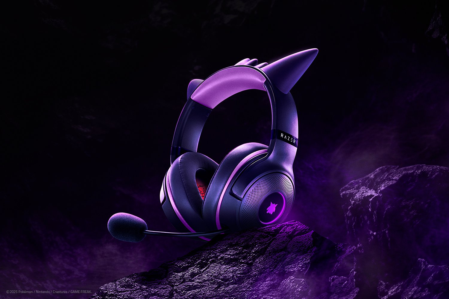 Auscultadores Gaming Razer Kraken Kitty V2 - Pokémon Gengar Edition Roxo-4