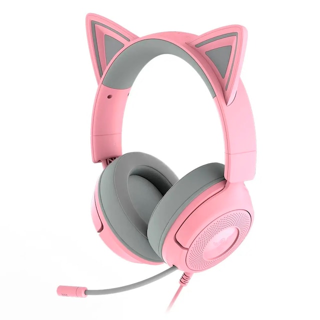 Imagem 0 de Auscultadores Gaming Razer Kraken Kitty V3 X - Quartzo