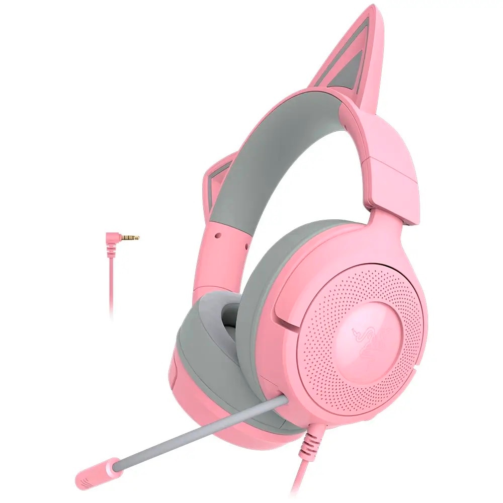 Auscultadores Gaming Razer Kraken Kitty V3 X - Quartzo Quartzo-6