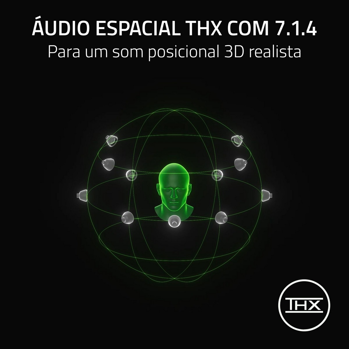Auscultadores Gaming Razer BlackShark V3 Pro sem Fios - Preto Preto-8