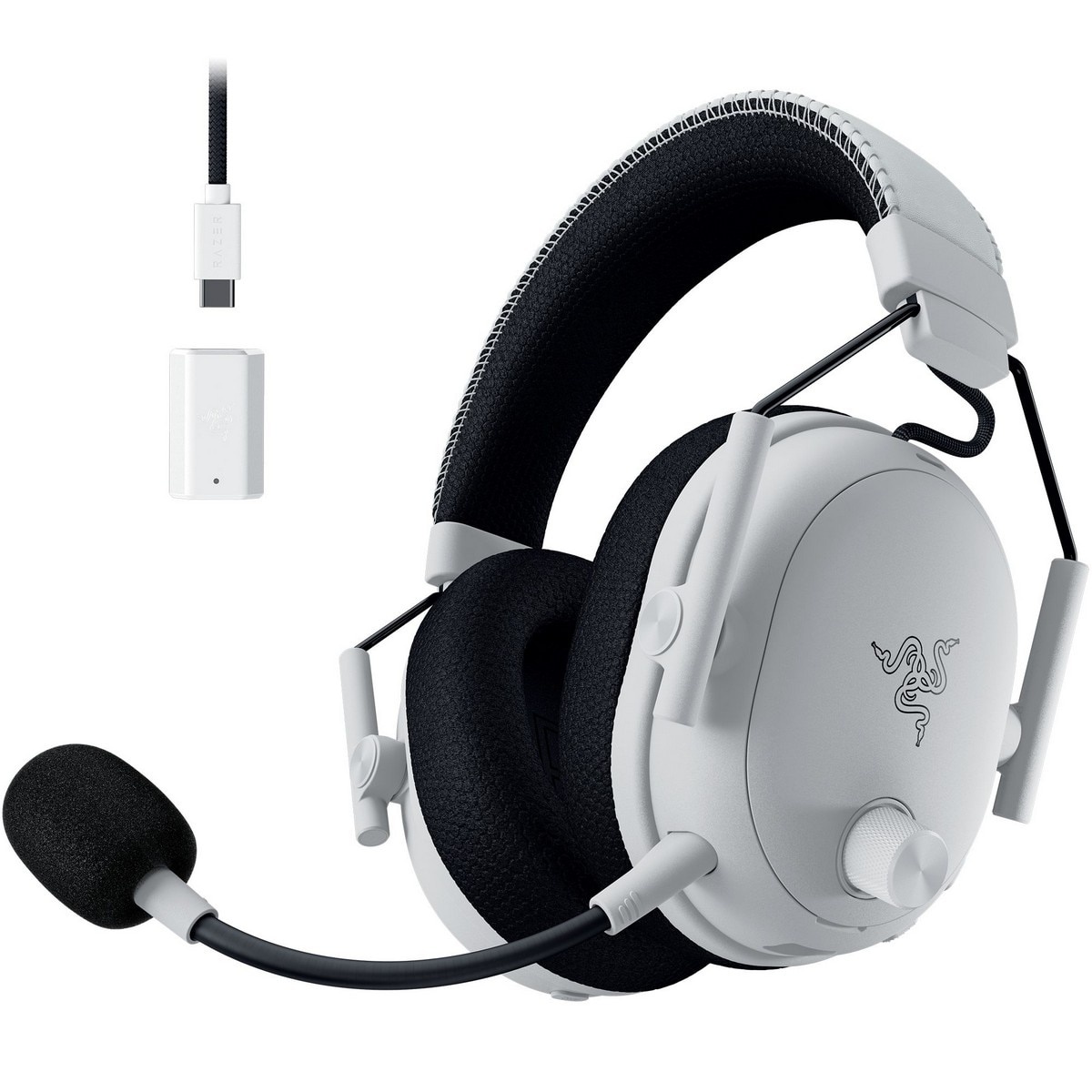 Imagem 0 de Auscultadores Gaming Razer BlackShark V3 Pro, sem Fios - Branco