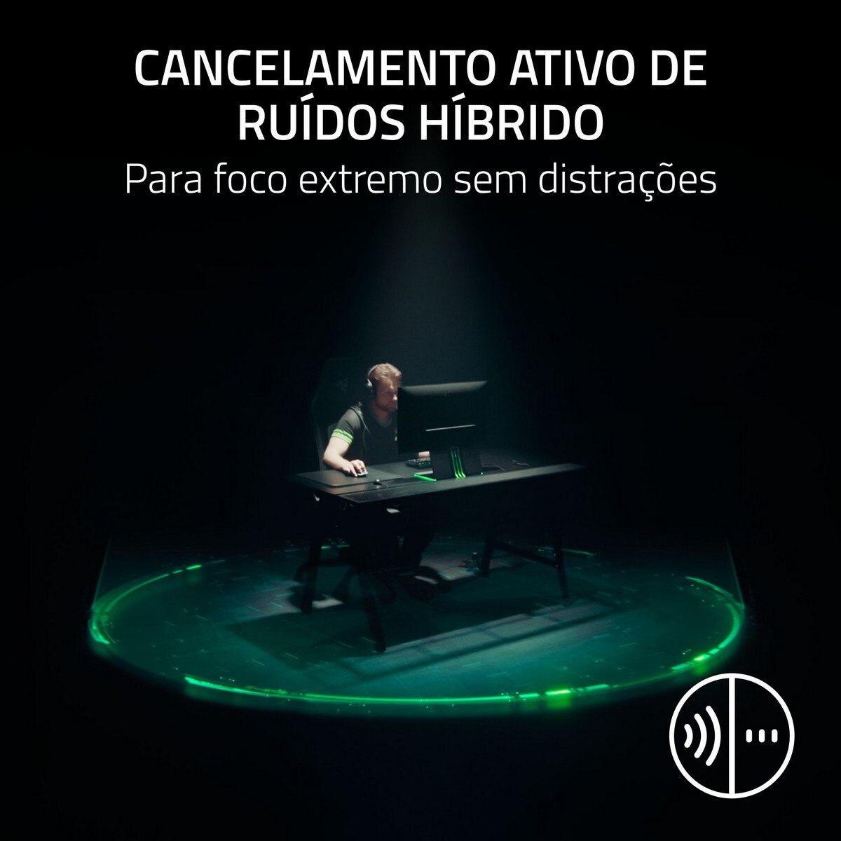 Auscultadores Gaming Razer BlackShark V3 Pro, sem Fios - Branco Branco-5