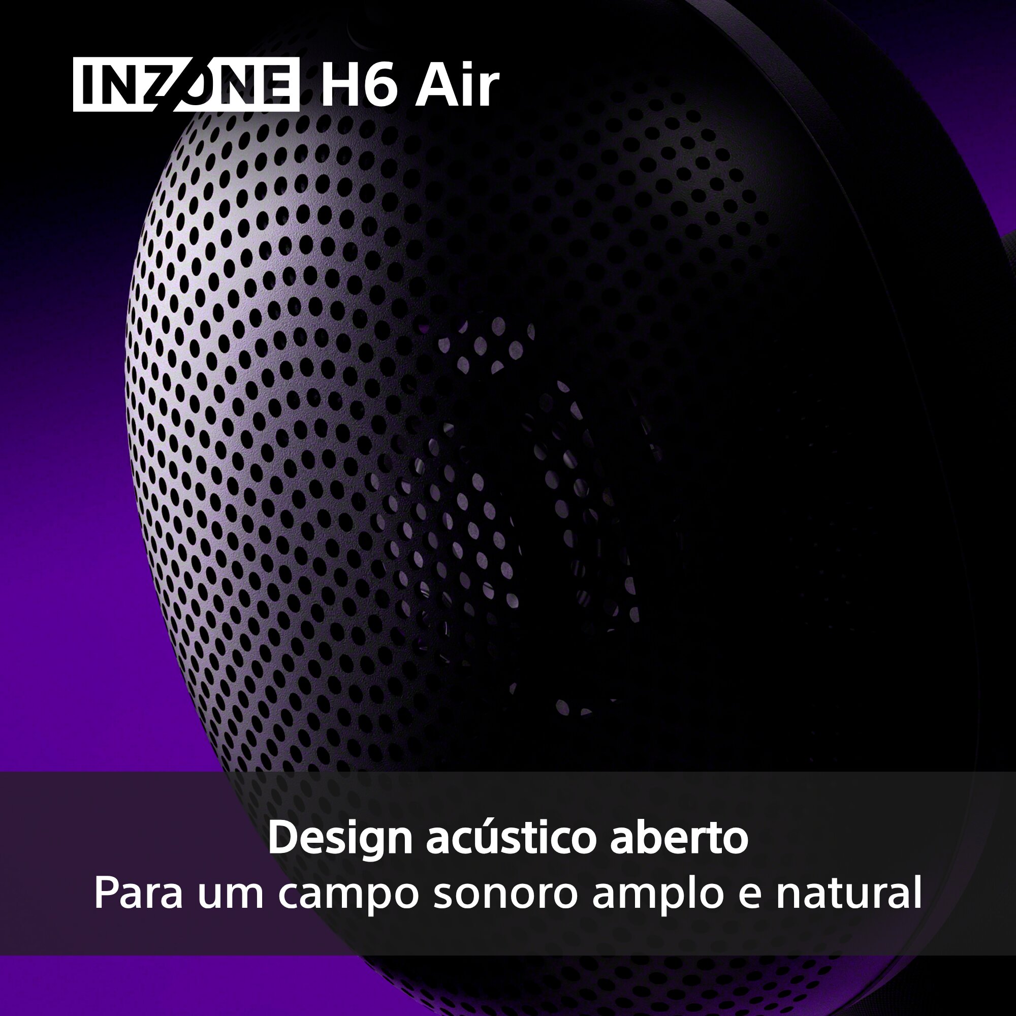 Auscultadores Headset Gaming Sony com Design Open-back e com Cabo Preto-4