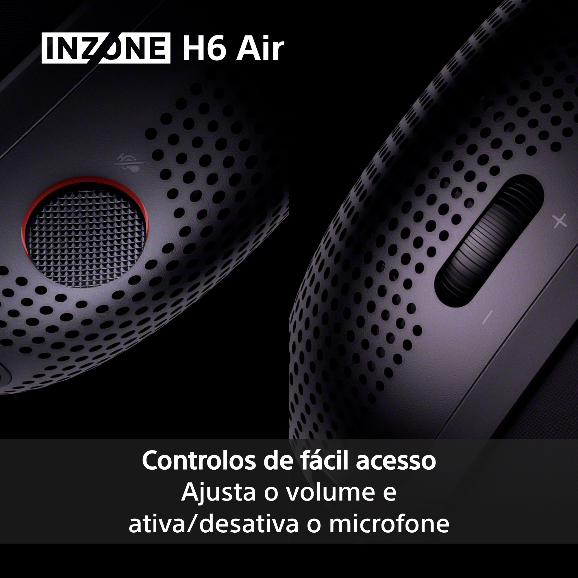 Auscultadores Headset Gaming Sony com Design Open-back e com Cabo Preto-10