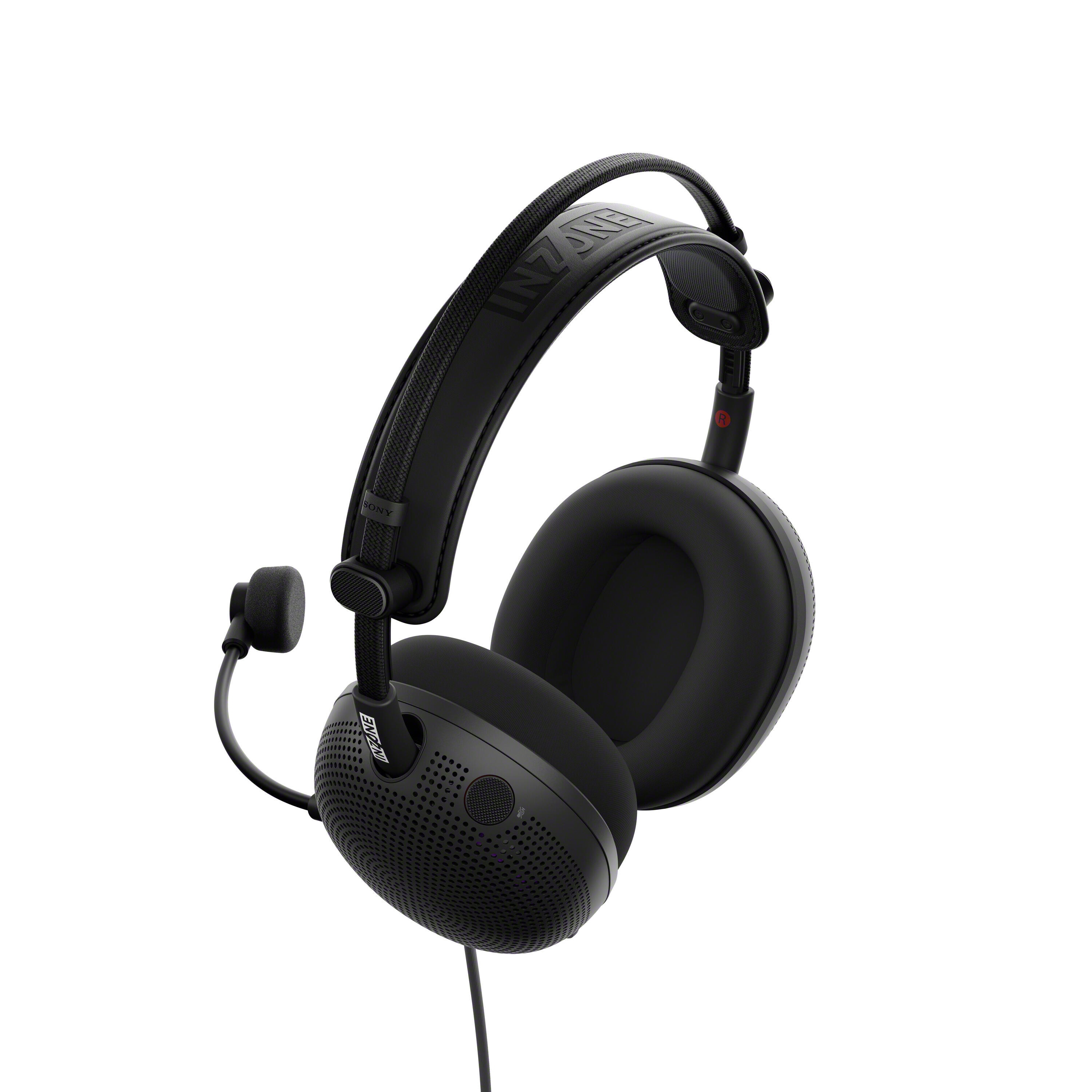 Auscultadores Headset Gaming Sony com Design Open-back e com Cabo Preto-15