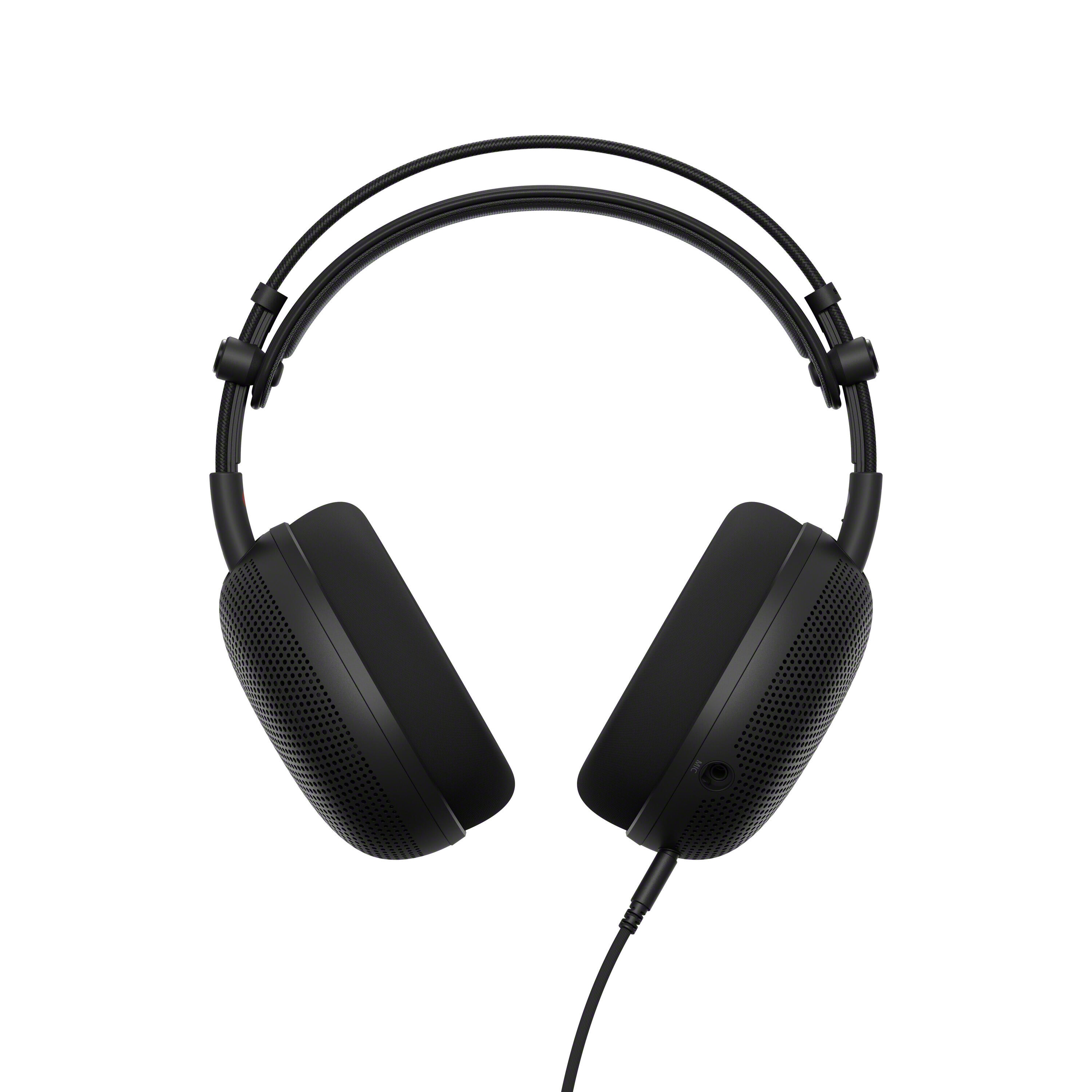 Auscultadores Headset Gaming Sony com Design Open-back e com Cabo Preto-16