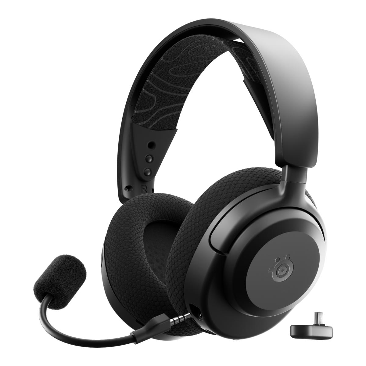 Auscultadores Gaming SteelSeries Arctis Nova 3 Wireless para PC Preto-6