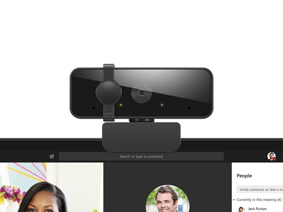 Webcam Lenovo 310 FHD - Preto Preto-4
