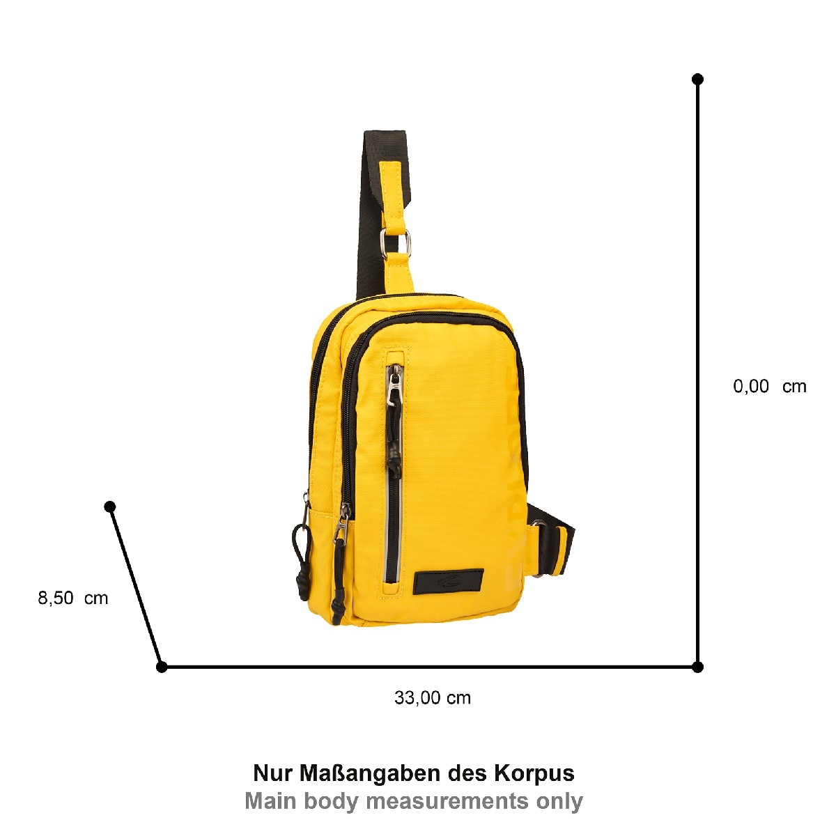 Mochila Sling 1 Alça - Amarelo Amarelo-5