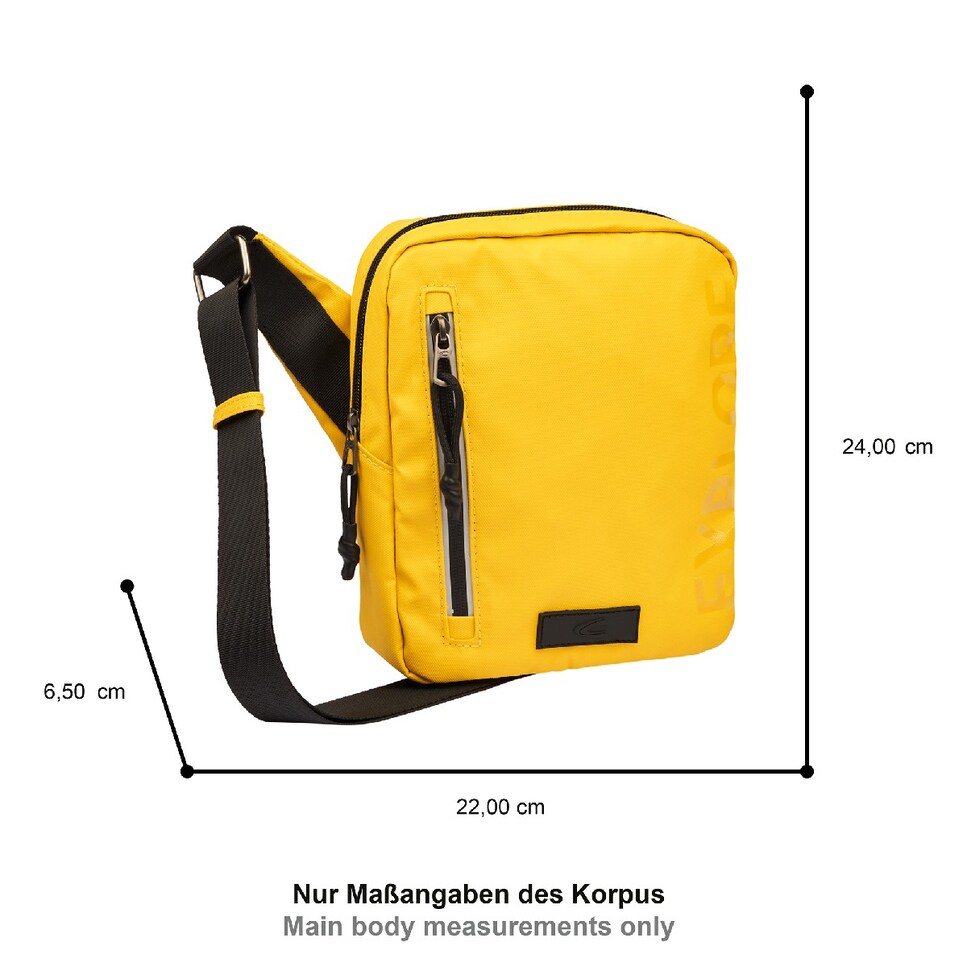 Bolsa Tiracolo Explore - Amarelo Amarelo-5