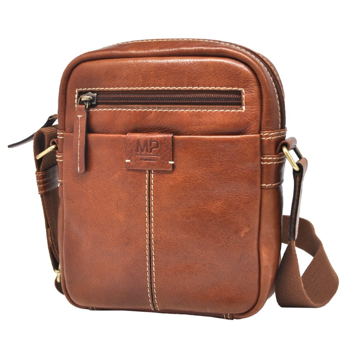 Bolsa Tiracolo em Pele Genuína MP LEGENDARY C240006 em Preto 1