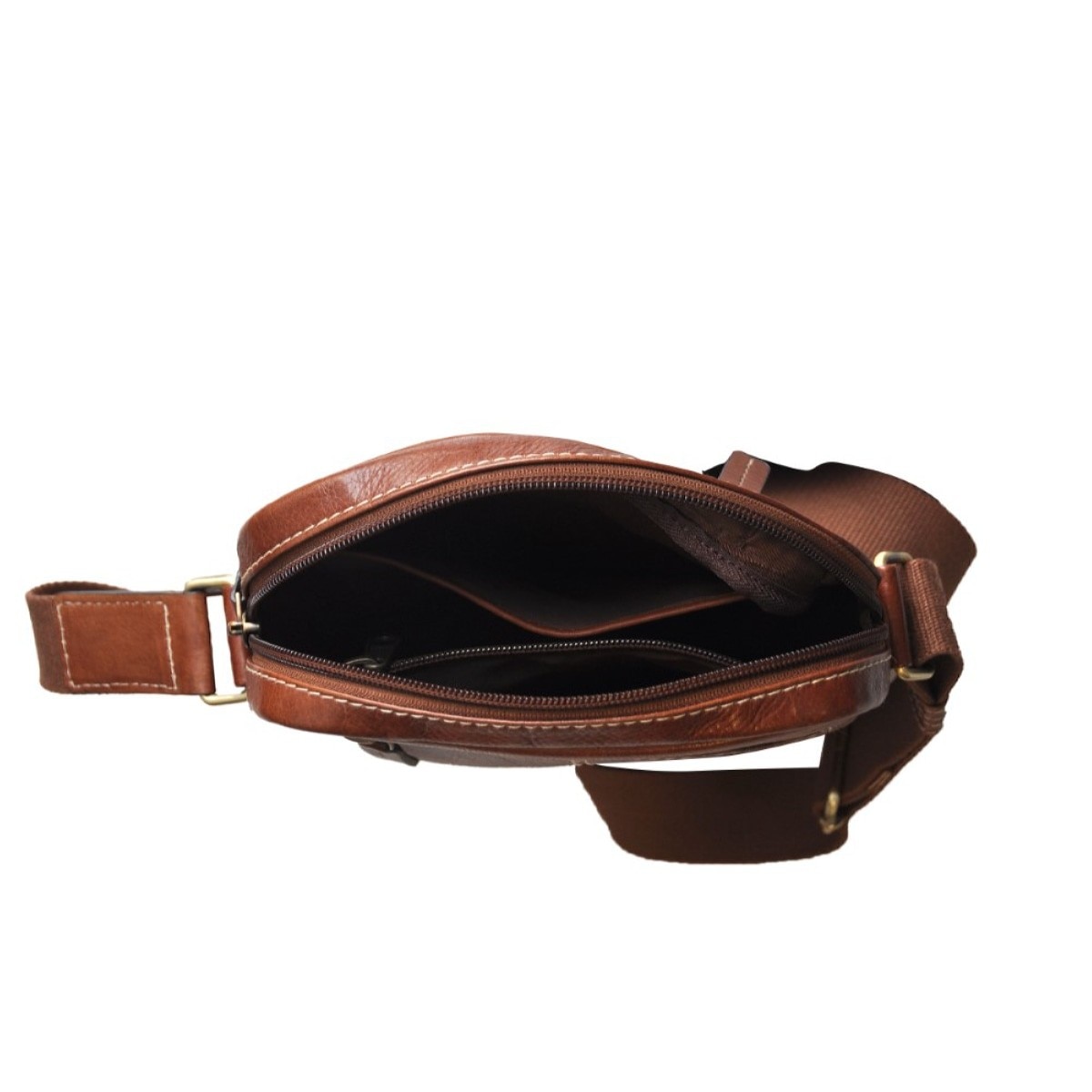 Bolsa Tiracolo em Pele Genuína MP LEGENDARY C240006 em Preto 2