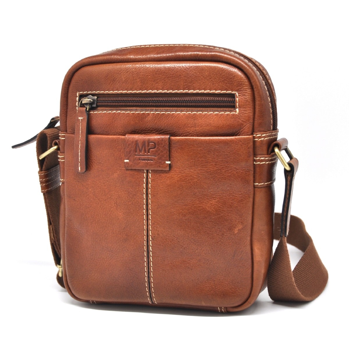 Bolsa Tiracolo em Pele Genuína MP LEGENDARY C240006 em Preto 3