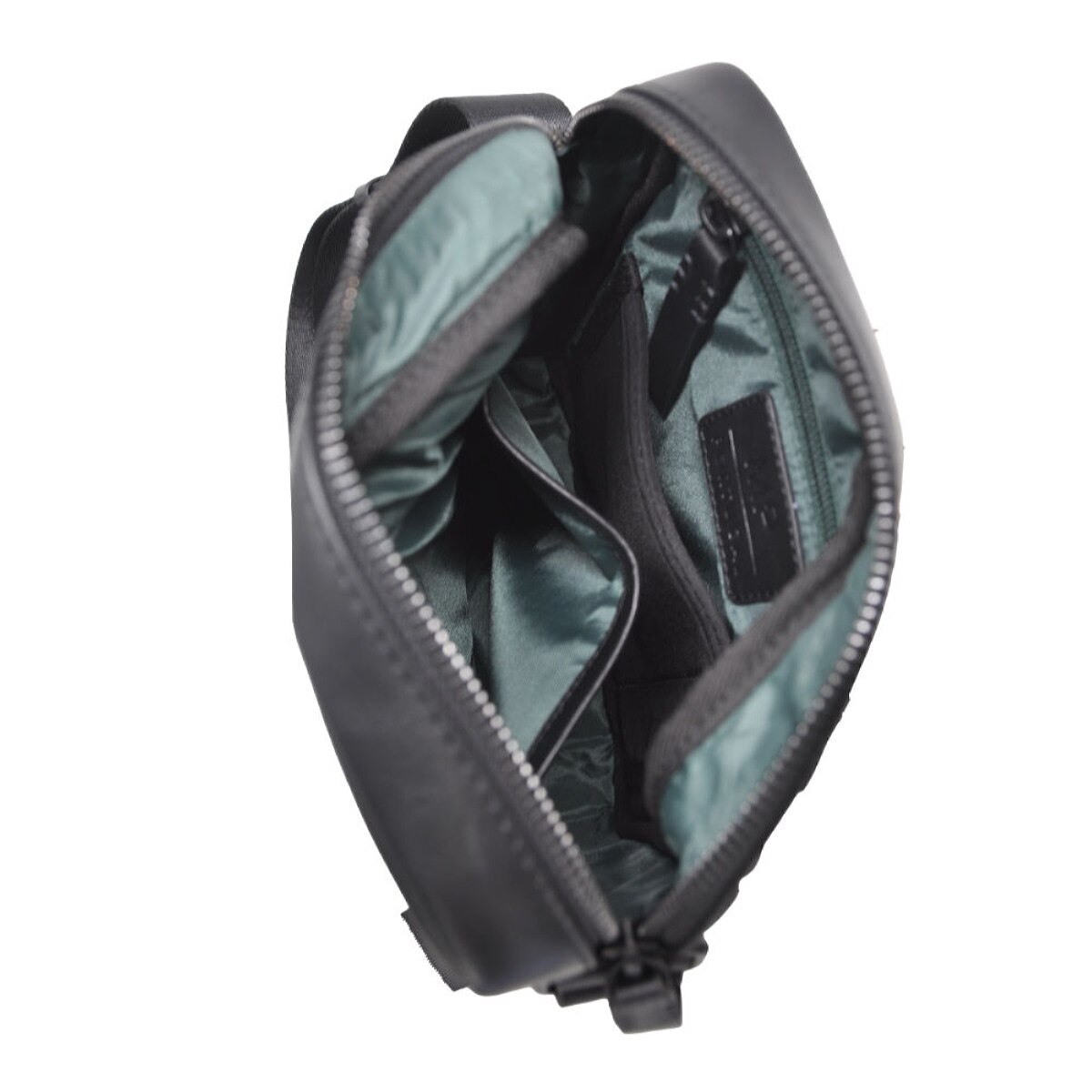Mala Tiracolo em Pele Genuína MP Bristol C250007 em Preto Preto-2