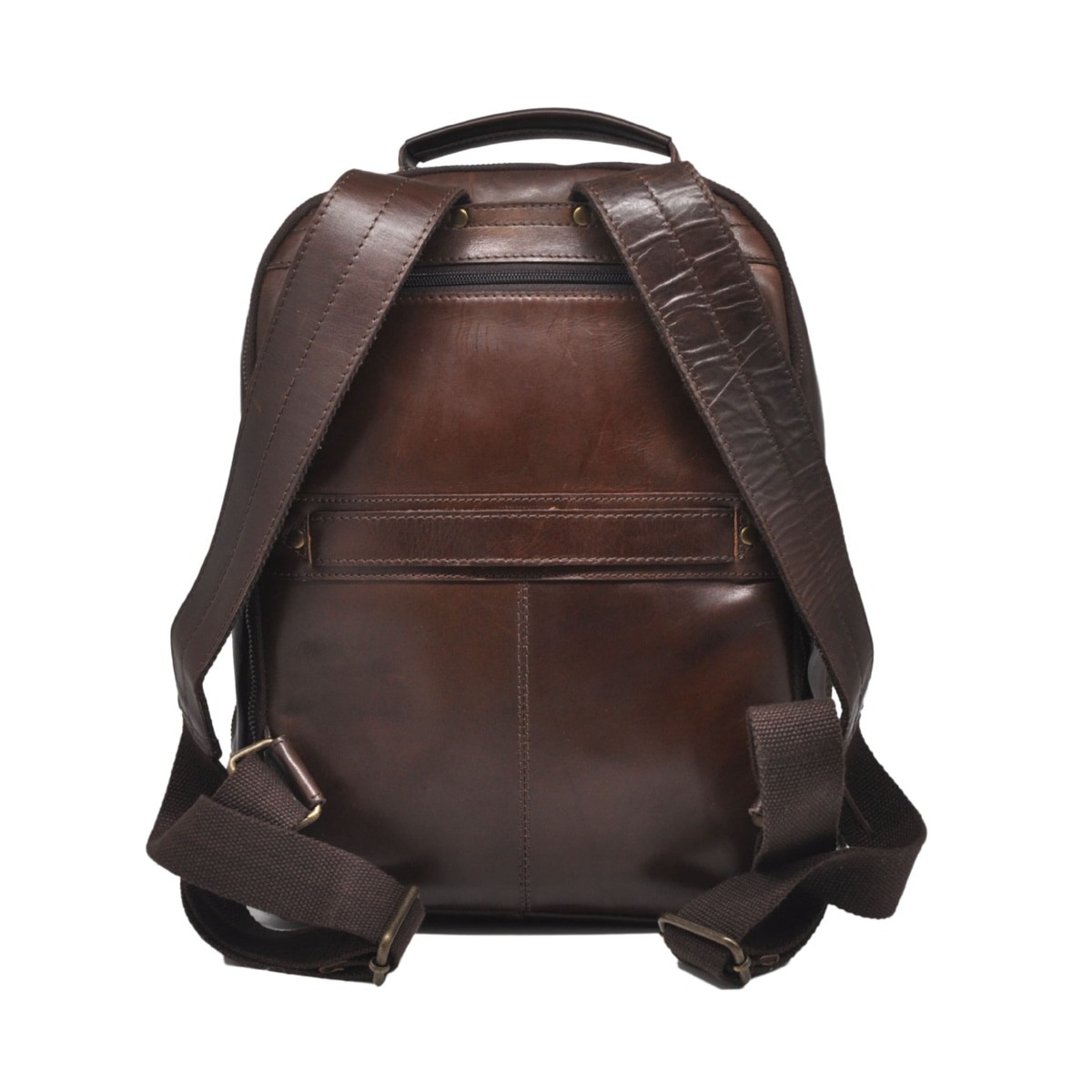 Mochila em Pele Genuína MP ADVENTURE C29P028 em Castanho Ruf 5