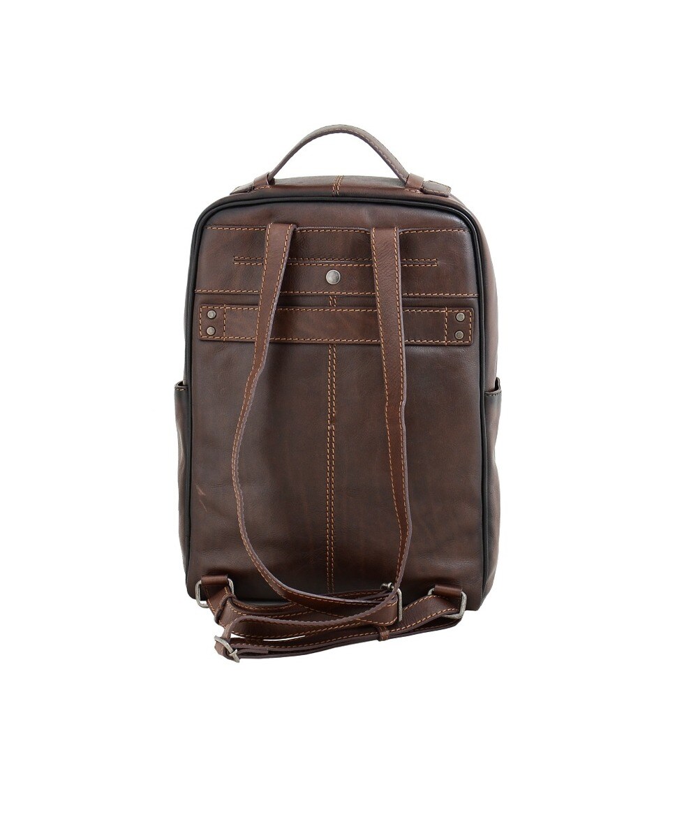 Mochila DAKAR em pele - Azul 2