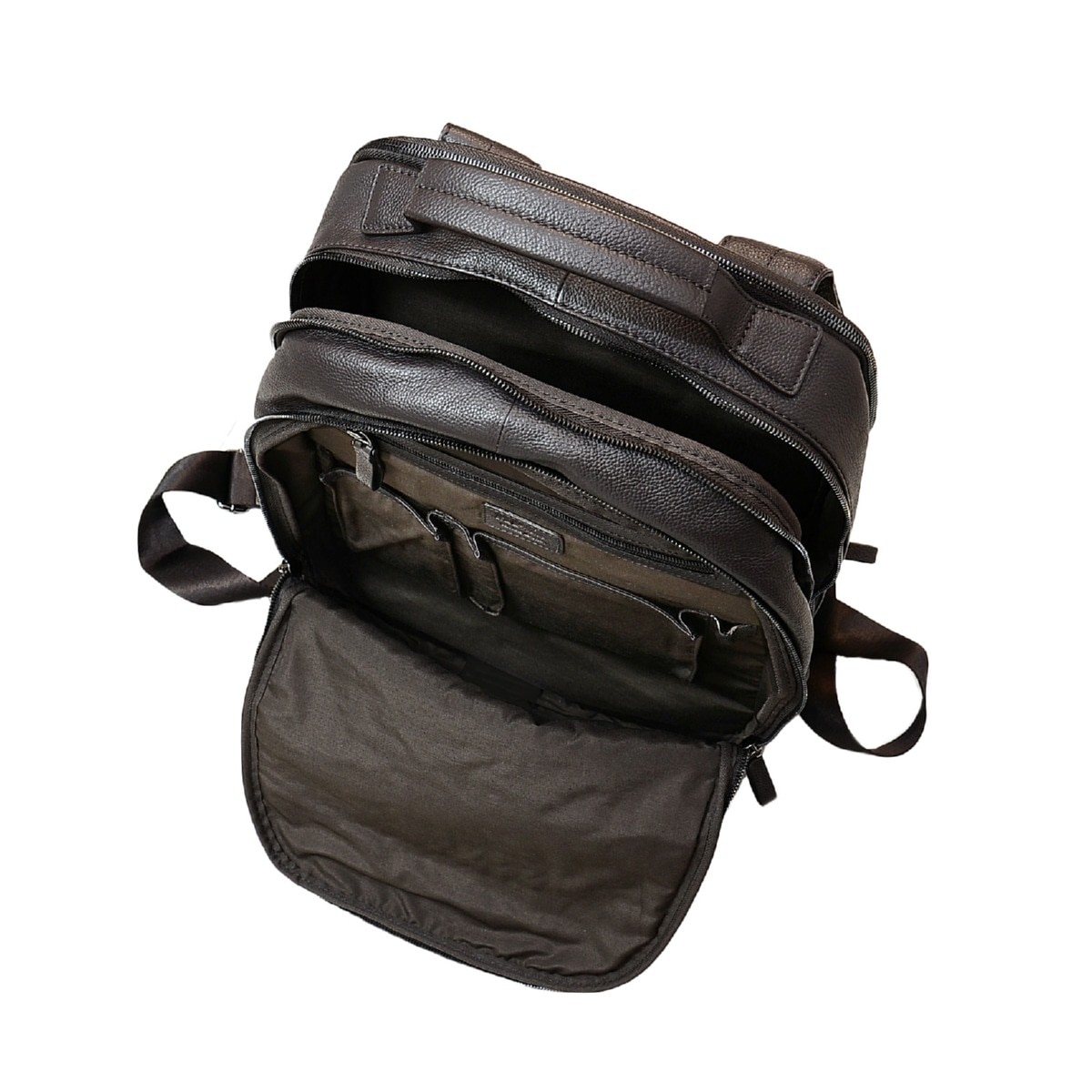 Mochila em Pele Genuína Preto 2