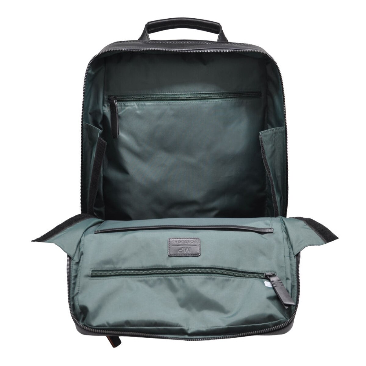 Mochila em Pele Genuína MP Bristol C250002 em Preto Preto-3