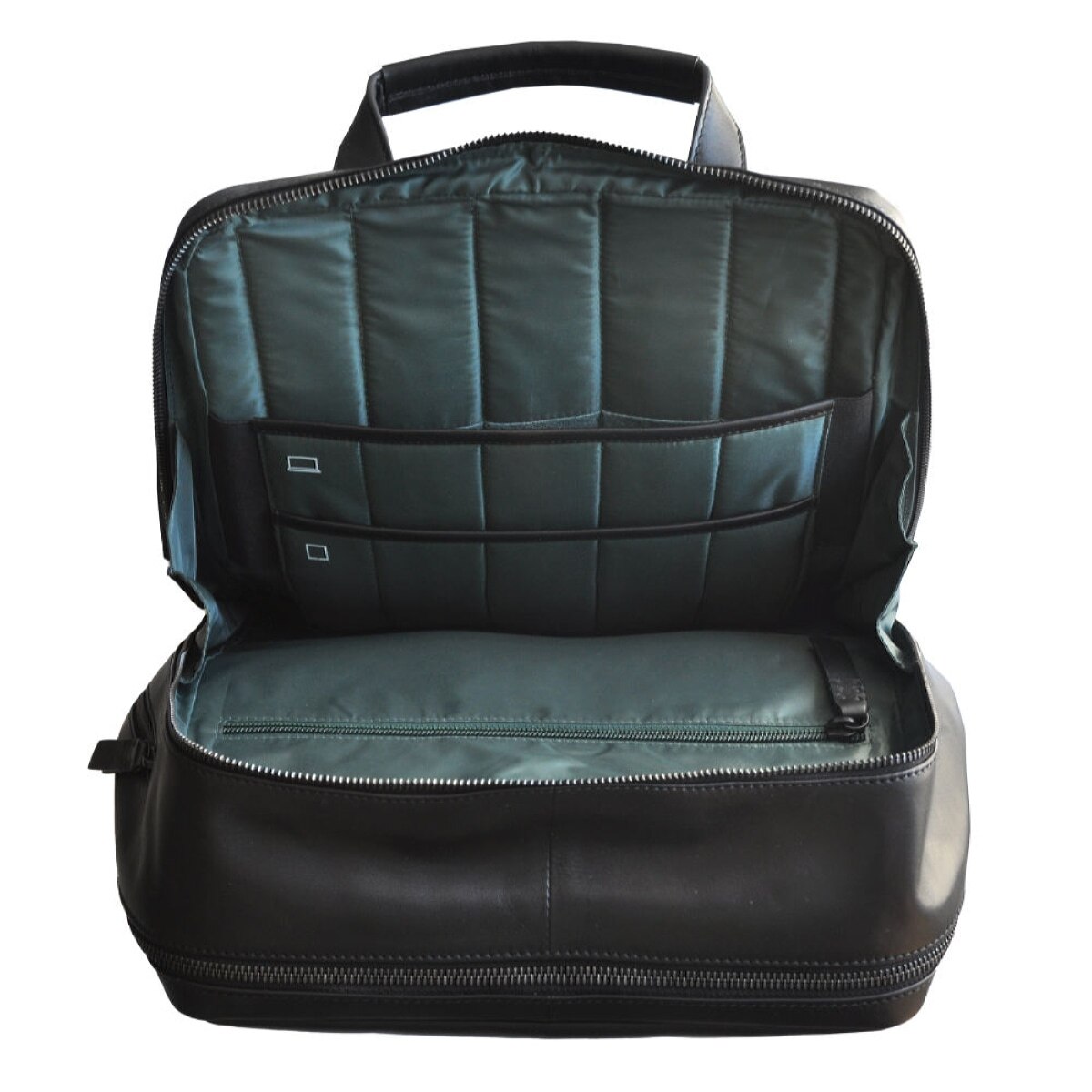 Mochila em Pele Genuína MP Bristol C250002 em Preto Preto-4