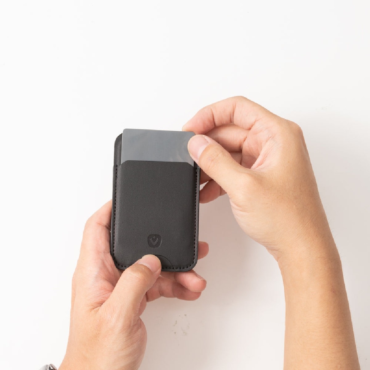 Porta Cartões Magsafe Suporte - Preto Preto-9