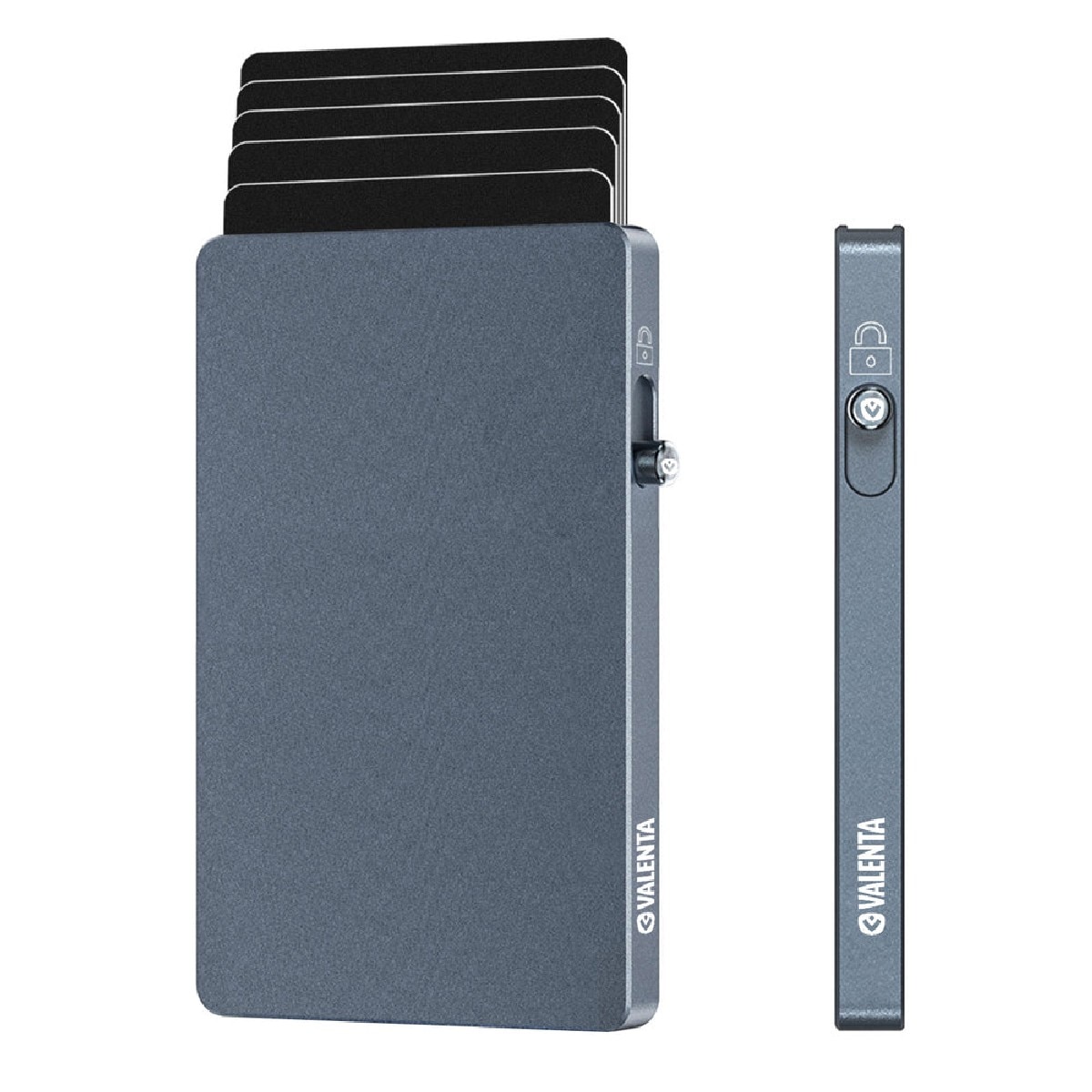 Imagem 0 de Porta Cartões Aluminio Magsafe com RFID - Cinzento