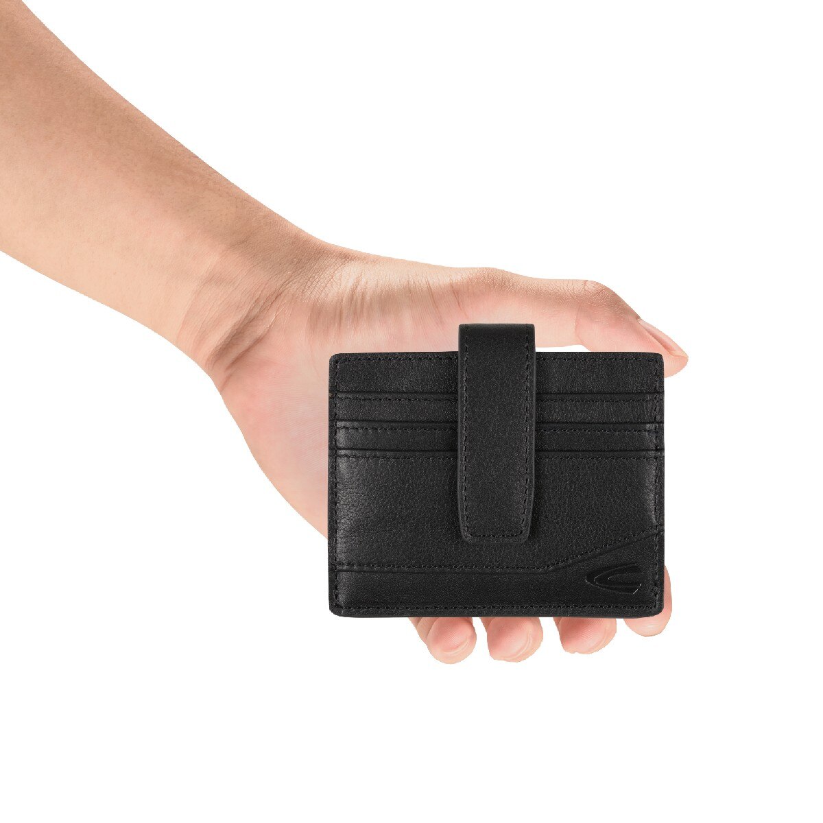 Porta Cartões com Presilha e Mola Linha Stone Preto-4