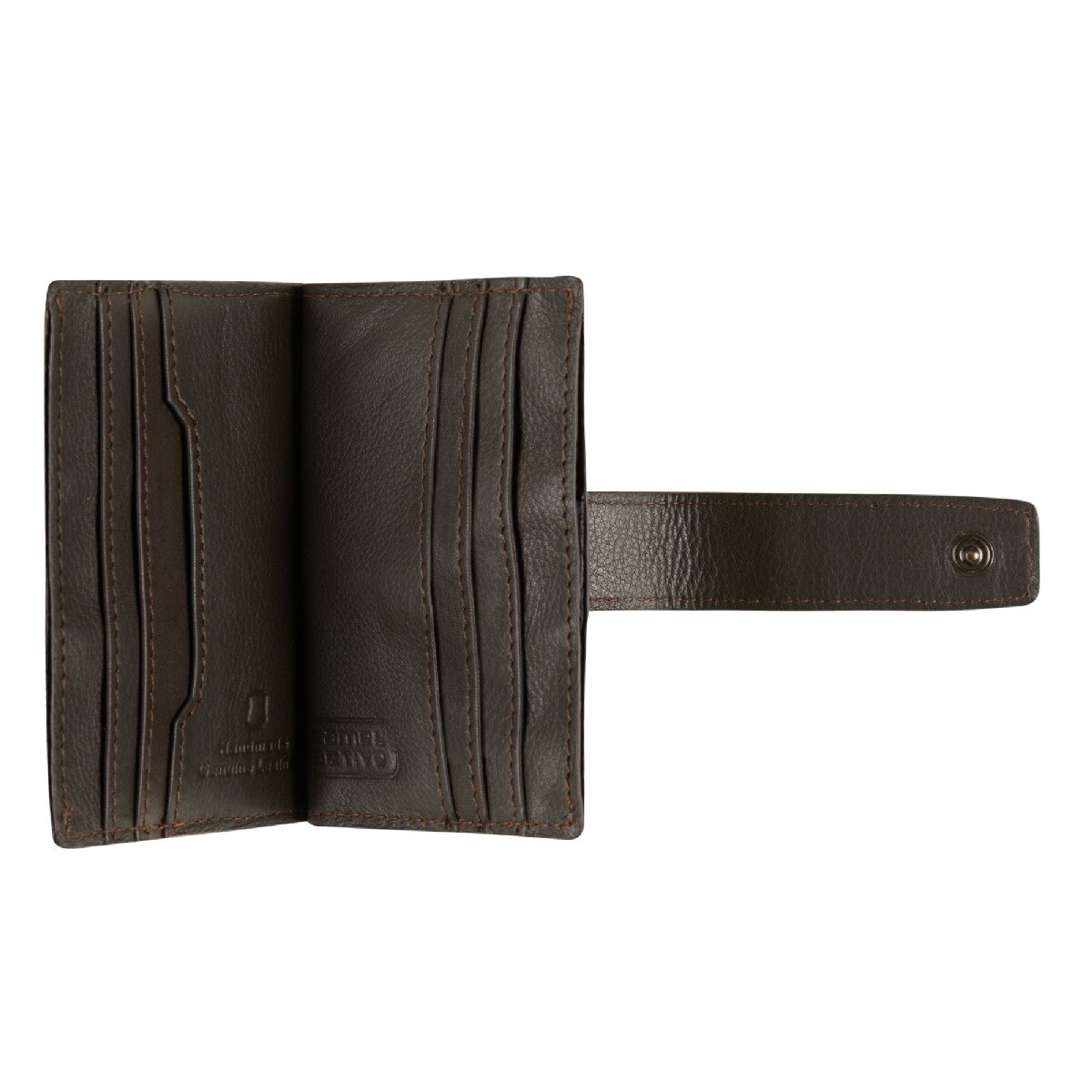 Porta Cartões com Presilha e Mola Linha Stone Castanho-3