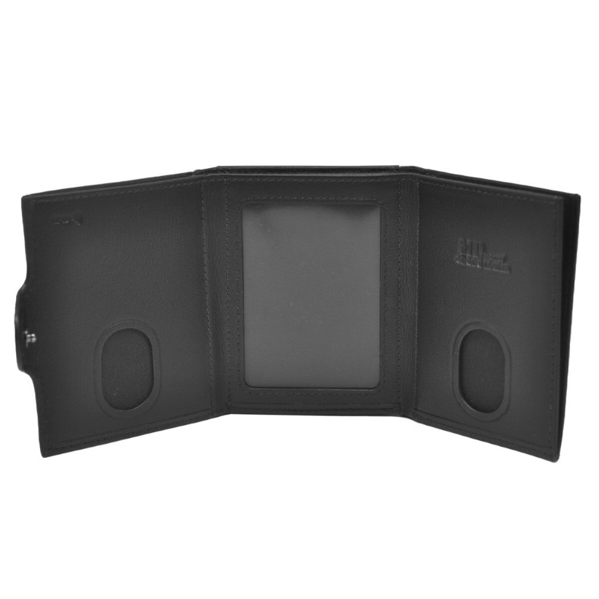 Porta Cartões em Pele Genuína em Preto 3