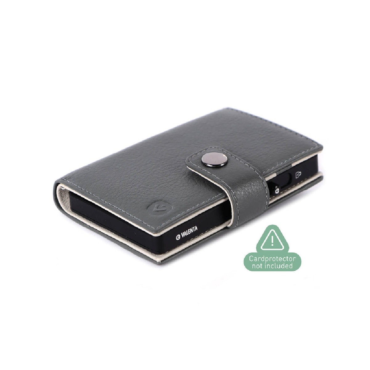 Carteira Porta Cartões Magsafe Luxe - Cinzento Cinzento-4