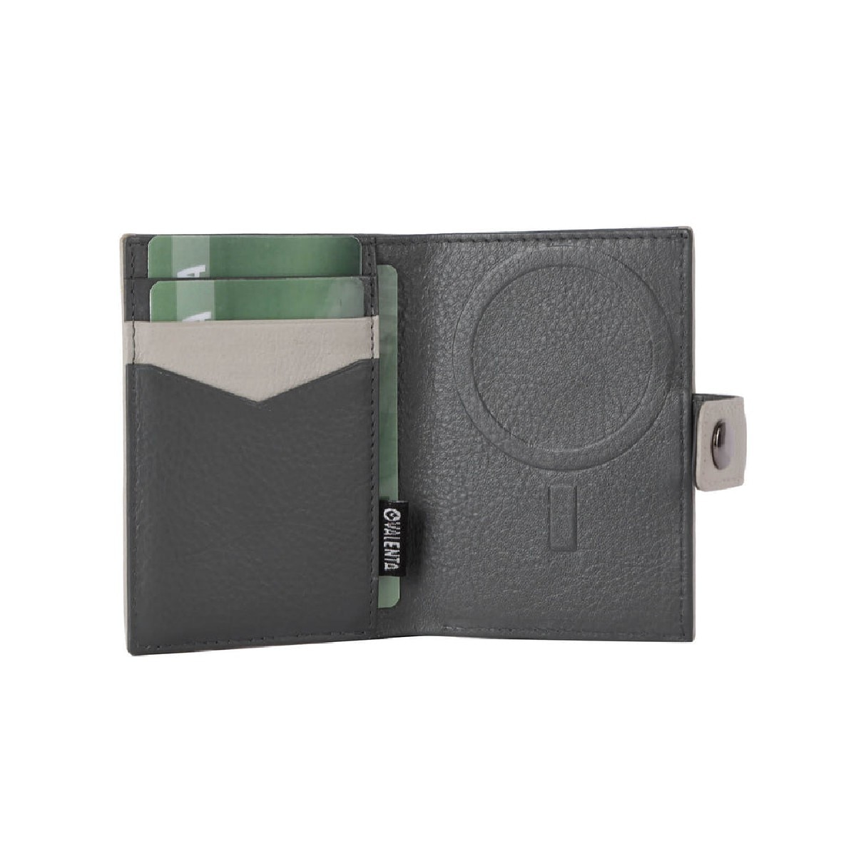 Carteira Porta Cartões Magsafe Luxe - Off White Branco-2