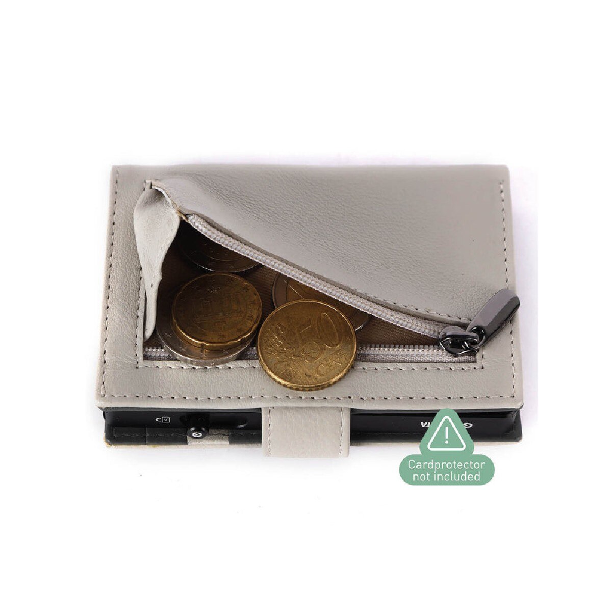 Carteira Porta Cartões Magsafe Luxe - Off White Branco-5